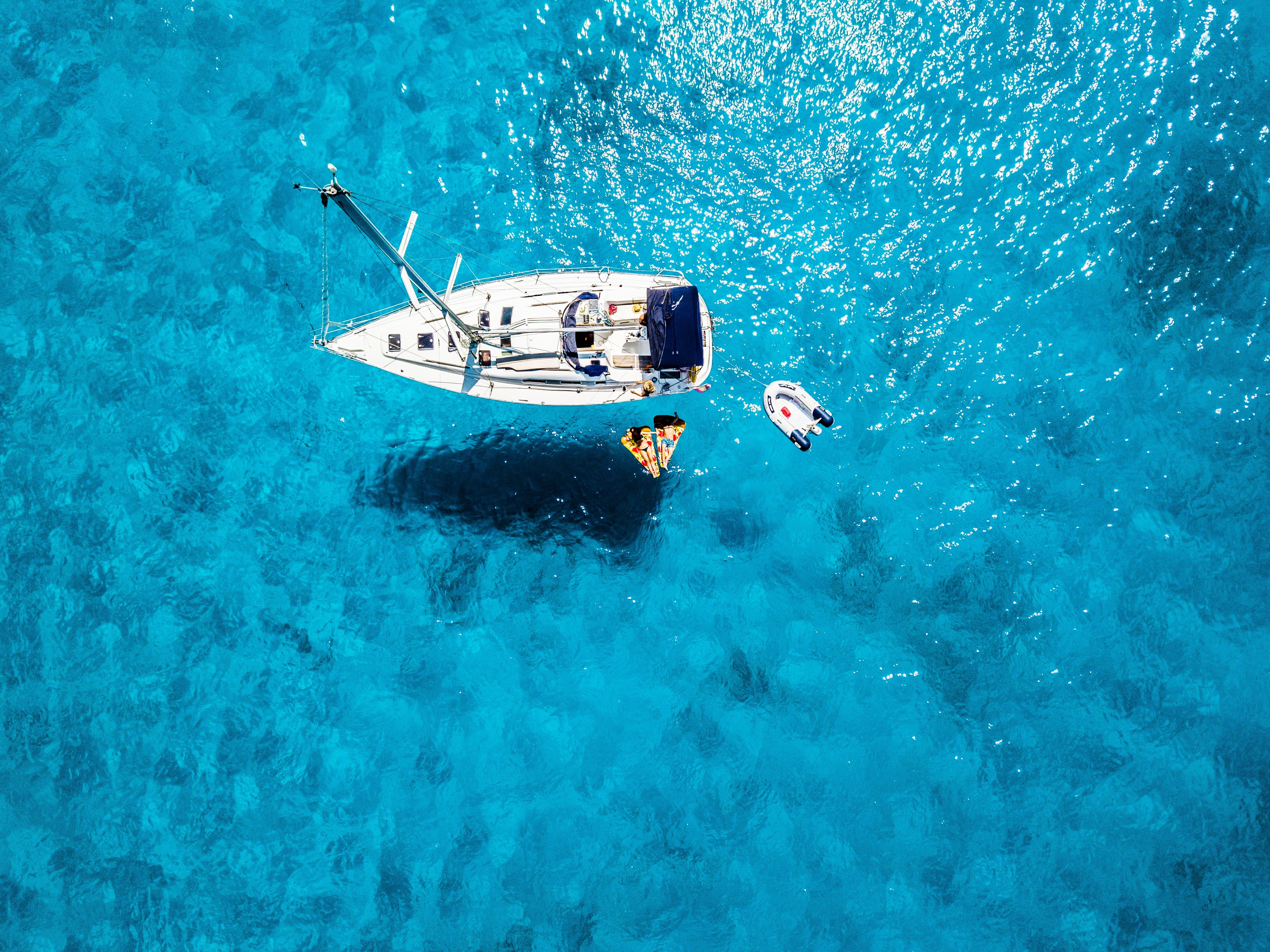 boat in crystal clear blue water from missing at sea 