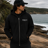 BARRA ZIP HOOD / BLACK