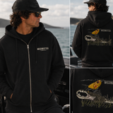FLATTY ZIP HOOD / BLACK