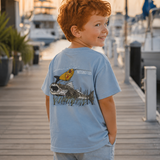 MINI FLATTY TEE / BLUE