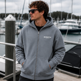 MULLOWAY ZIP HOOD / GRAVEL