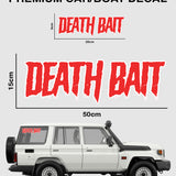 DEATH BAIT DECAL STICKER