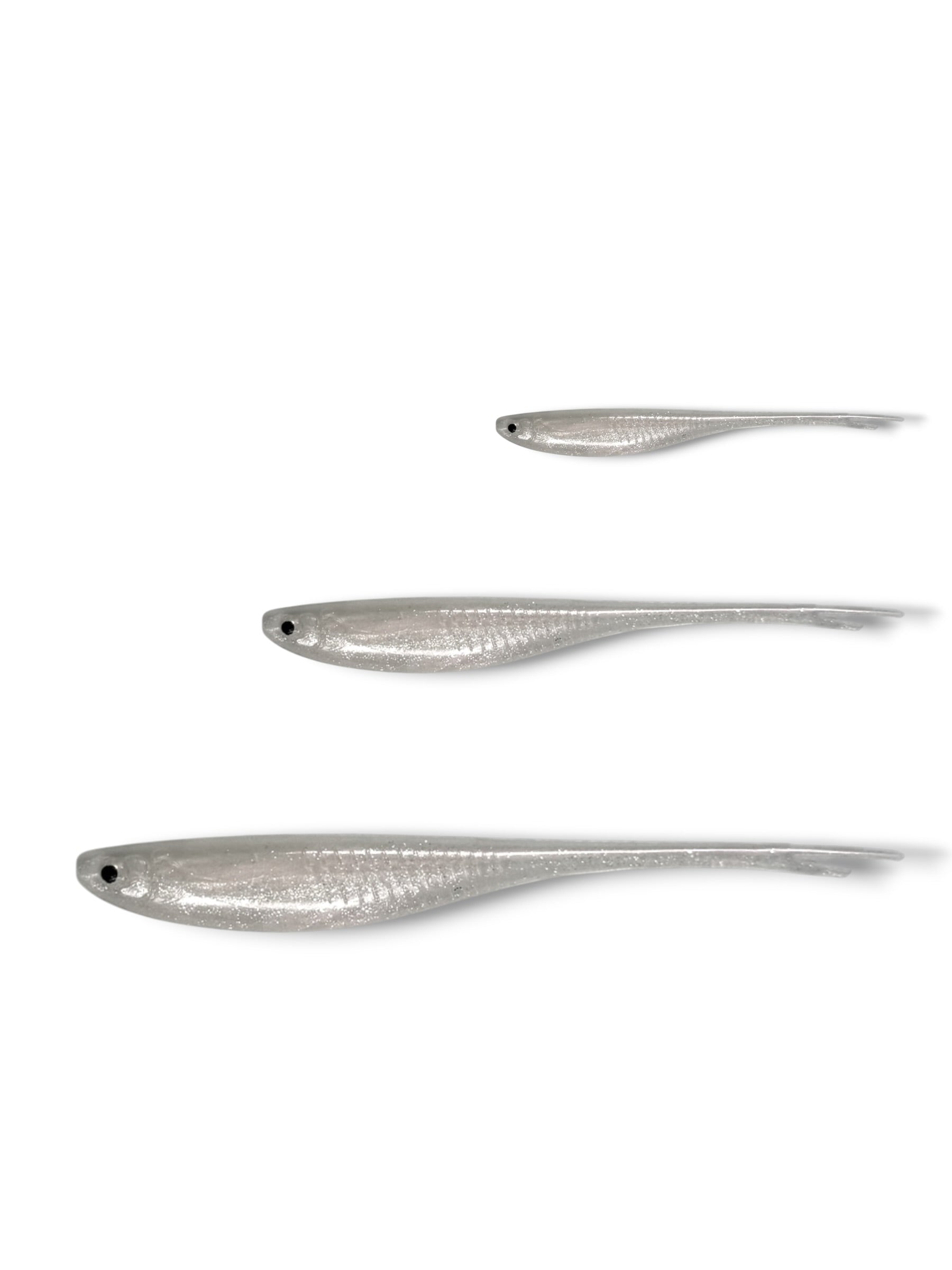 7 inch, 5 inch, 3 inch, jerk shad soft plastic lure for barra, jacks, jew fish, perch, flathead, bream, offshore fish
