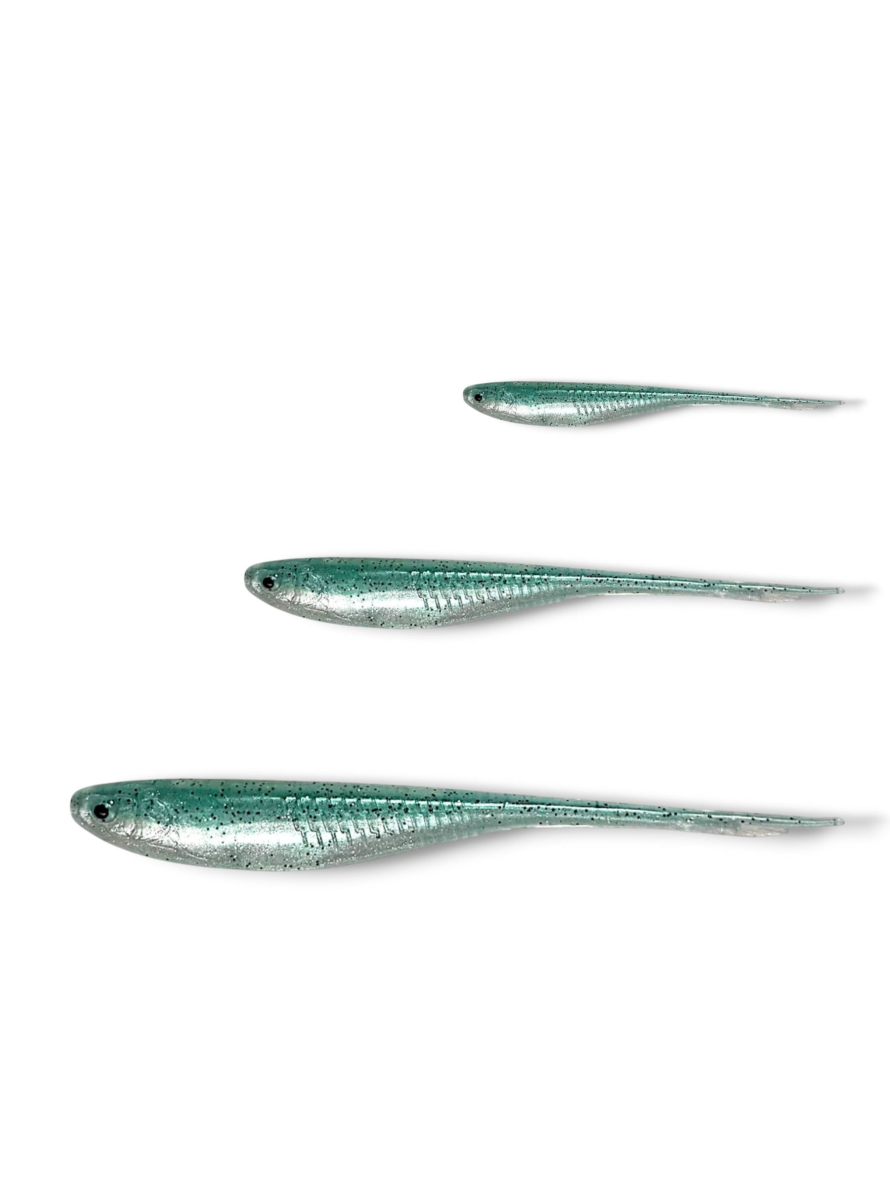 7 inch, 5 inch, 3 inch, jerk shad soft plastic lure for barra, jacks, jew fish, perch, flathead, bream, offshore fish