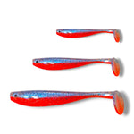 7 inch, 5 inch & 3.25 inch paddle tail for barra, jacks, jew fish, cod
