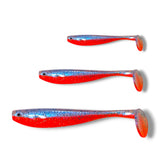 7 inch, 5 inch & 3.25 inch paddle tail for barra, jacks, jew fish, cod
