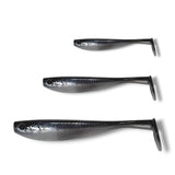 7 inch, 5 inch & 3.25 inch paddle tail for barra, jacks, jew fish, cod
