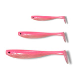 7 inch, 5 inch & 3.25 inch paddle tail for barra, jacks, jew fish, cod
