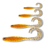 7.5 inch, 5.5 inch, 3.5 inch, 2.5 inch grub tail soft plastic lure for barra, jacks, jew fish, perch, flathead, bream, offshore fish
