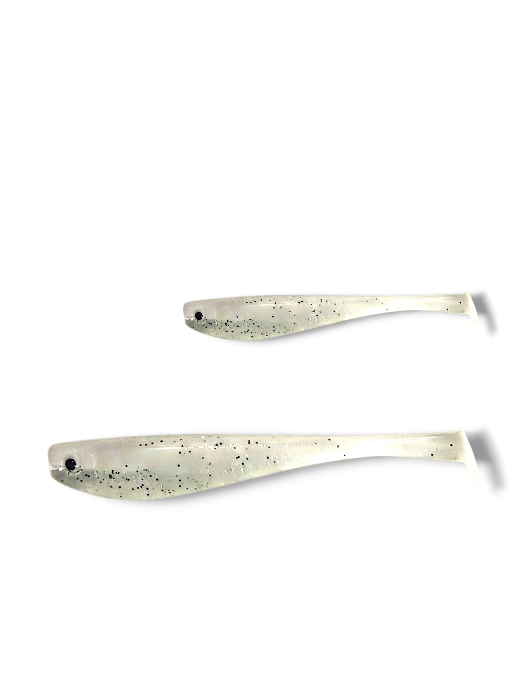 3.2 inch, 2.2 inch small paddle tail lure for barra, jacks, jew fish, perch, flathead, bream
