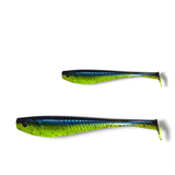 3.2 inch, 2.2 inch small paddle tail lure for barra, jacks, jew fish, perch, flathead, bream